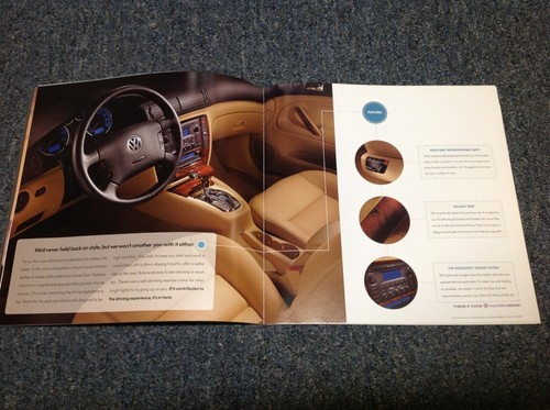 2002 VW Volkswagen Passat Catalog Brochure Book GLS GLX V6 Wagon
