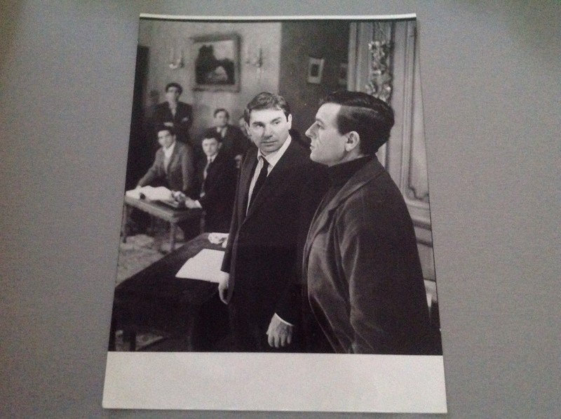 Robert Hossein Et GÉRard Buhr  - Photo De Presse Originale 18x24cm