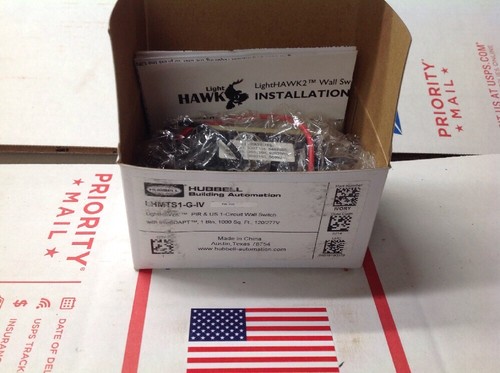 HUBBEL LHMTS1-G-IV occupancy motion sensor light switch 120 277 V automation