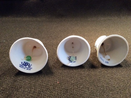 16Q Set of 3 Delft Blue Mini Bells