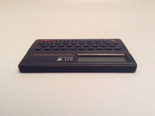 SMALL Pocket Thesaurus / Spellchecker, S2, Seiko Instruments WP-1200, FREE SHIP