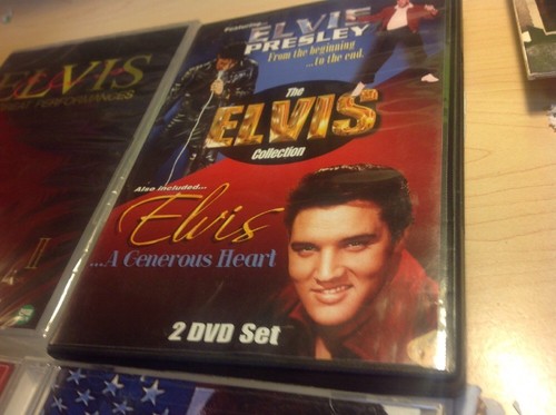 Elvis Presley 6 Lot = 3 DVDs+ 2 CDs Christmas + 1 Singing Blue Hawaii Heirloom