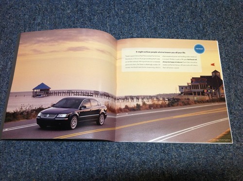 2002 VW Volkswagen Passat Catalog Brochure Book GLS GLX V6 Wagon