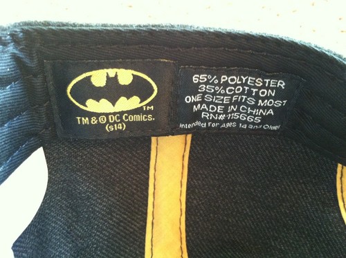 DC COMICS BATMAN BASEBALL CAP