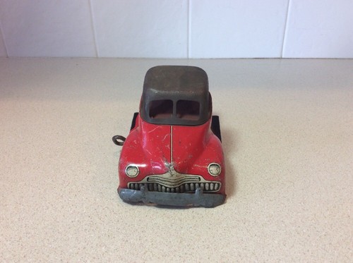 VINTAGE WALT REACH BY COURTLAND TIN WIND UP TOY  TRUCK - MADE IN THE USA
