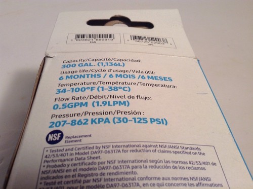 Genuine Samsung DA29-00003G AquaPure Plus Refrigerator Water Filter HAFCU1