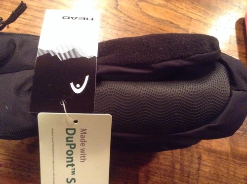 New w/ Tags Head Mittens Black Grey Dupont Sorona Insulated Boys Ages 1-2 Years