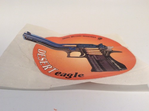 Vintage, Desert Eagle, Israel Military Industries, Di-Cut, Sticker, FREE SHIP