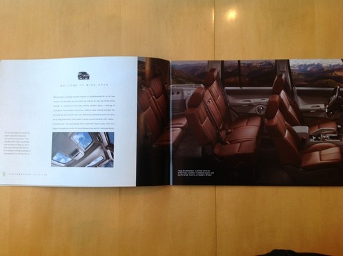 2006 Jeep Commander Limited Quadra 5.7L HEMI V8 4.7L SUV Catalog Brochure Book