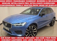 2019 69 VOLVO XC60 2.0 B4 MHEV R-DESIGN PRO DIESEL HYBRID AUTO AWD EURO 6 197 PS