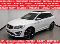 2014 64 VOLVO XC60 2.0 D4 (181 PS) R-DESIGN LUX NAV GEARTRONIC ( EURO 6 ) S/S 5D