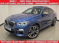 2018 68 BMW X4 3.0 M40D SUV 5DR DIESEL AUTO XDRIVE EURO 6 (S/S) (326 PS)