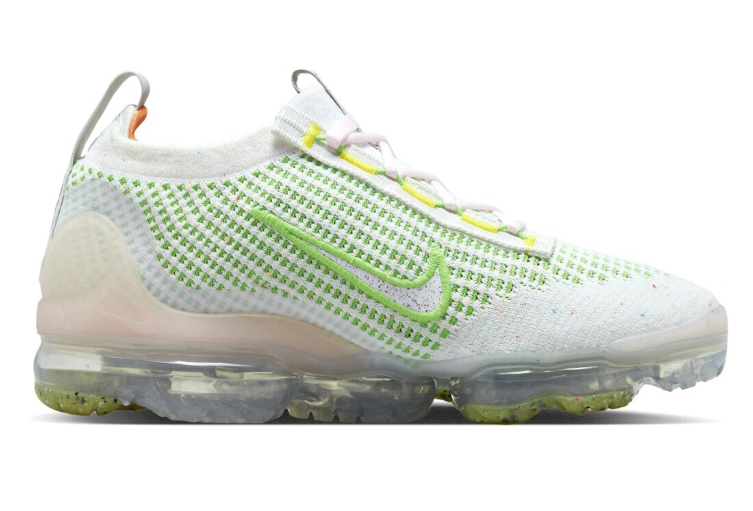 

ЖЕНСКАЯ ОБУВЬ NIKE AIR VAPORMAX 2021 FlLYKNIT Белый Зеленый Желтый FD0871 100, White/green/yellow, Nike Air VaporMax 2021