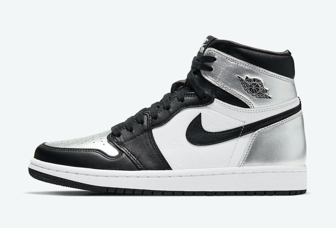 Pre-owned Jordan Air  1 High Og Wmns “silver Toe” Cd0461-001