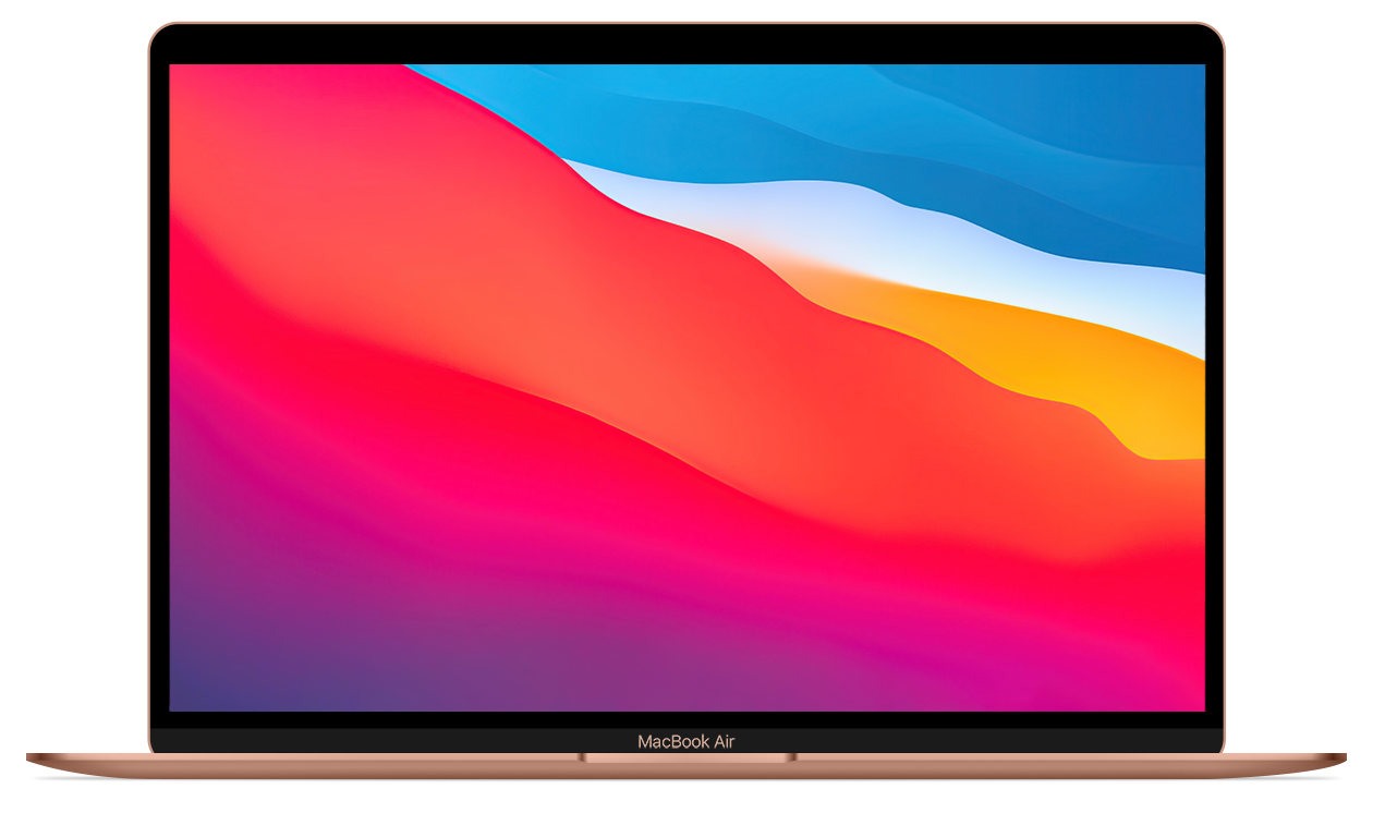 Apple MacBook Air 13 дюймов M1 2020 г. / 8 ГБ ОЗУ / 256 ГБ SSD / 7-ядерный графический процессор / золотой