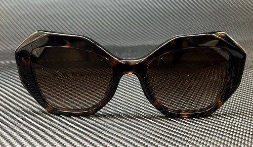 Pre-owned Prada Pr 16ws 2au6s1 Brown Havana Brown Gradient Women's 53 Mm Sunglasses