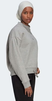 

Женский флисовый свитшот adidas All Szn, цвет  Grey Heather, M, Medium grey heather