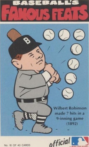 1973 Fleer Real Cloth Baseball Patches - Wilbert Robinson #10