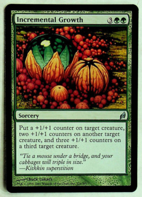 Incremental Growth - Lorwyn  Ed. - 2007 - Magic the Gathering Card