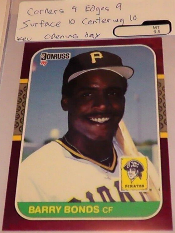 その他 Barry Bonds Rookie Card (1987 Donruss) 1987 DONRUSS BARRY BONDS ROOKIE BASEBALL CARD #361 | eBay
