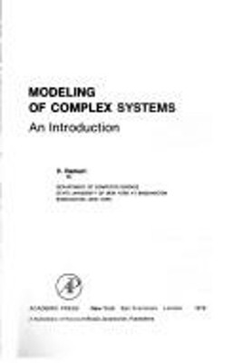 Modeling of Complex Systems Hardcover V. Rao Vemuri