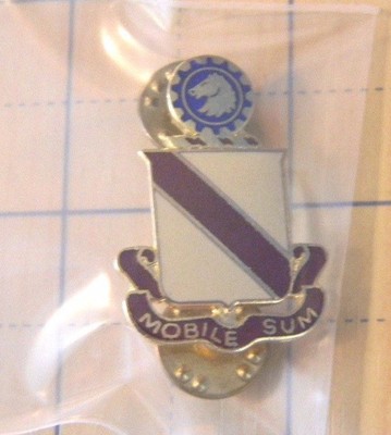 US Army 2nd Support Bn DI / DUI unit insignia crest military pin D-22 USA made