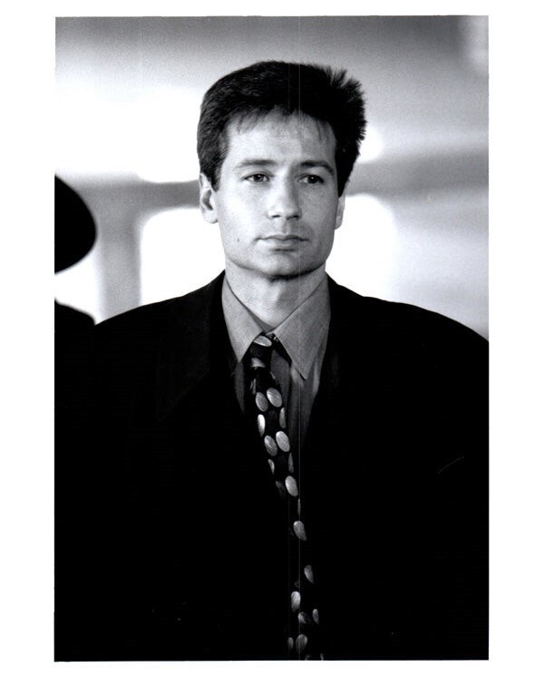【モルダー捜査官】X Files ／David Duchovny Auto! David Duchovny signed autographed 8x10 photo X-Files Fox