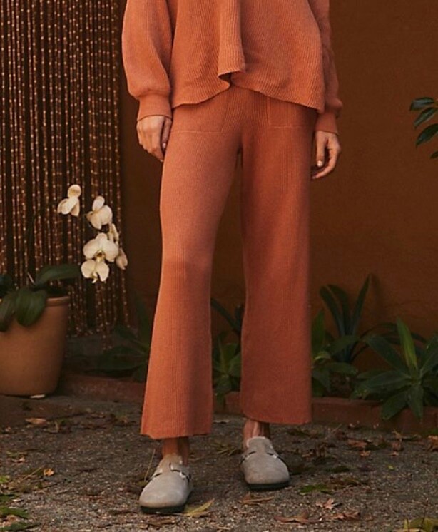 

Брюки-свитеры Free People Hailee, терракотовые пляжные брюки только , НОВИНКА, Rust, hailee sweater pants