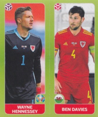 Panini Sticker Fußball EM Euro 2020 Tournament 2021 Nr. 92 Hennessey Davies