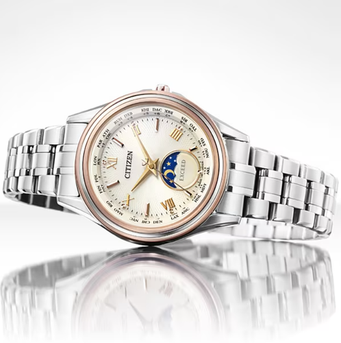 Pre-owned Citizen Exceed Ee1016-66a Pair Model Ladies Japan Import