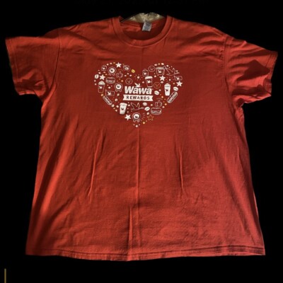 Wawa Rewards T-Shirt Size XL Red