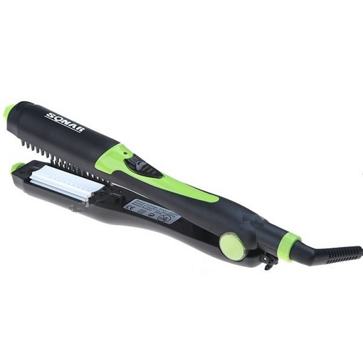 Piastra Per Capelli Hlw-730 In Ceramica Acconciatura 4 Stili Lisci Ricci linq