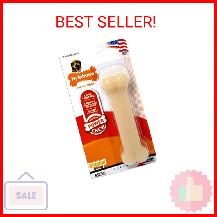 Nylabone Power Chew Flavored Durable Chew Toy for Dogs Origi