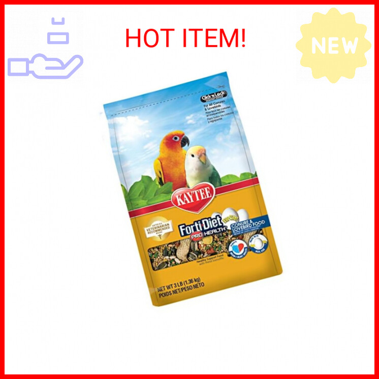 Kaytee Forti-Diet Pro Health Egg-Cite Pet Conure & Lovebird 
