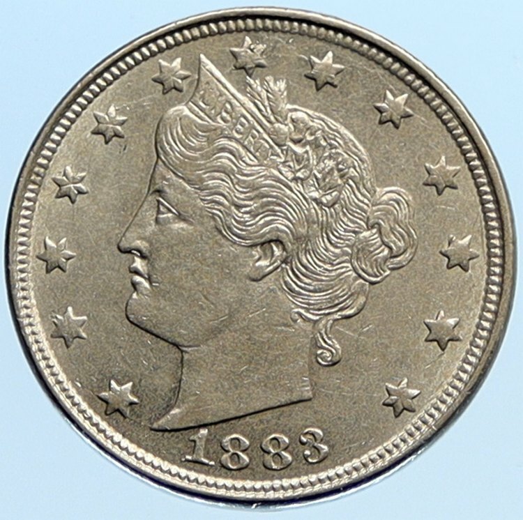 1883 UNITED STATES US LIBERTY Antique NO CENT Old VINTAGE