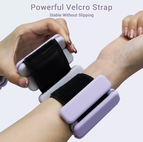 Green Sportneer Wrist & Ankle Weights - 1 Pair (1lb/2lb Each) | Adjustable