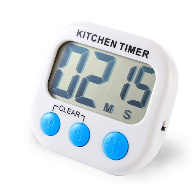Minuterie De Cuisine Numérique Magnétique – Grand Écran LCD, Alarme Forte, Compte à Rebours 99 Min, Pour Cuisine, Sport, Étude - 6