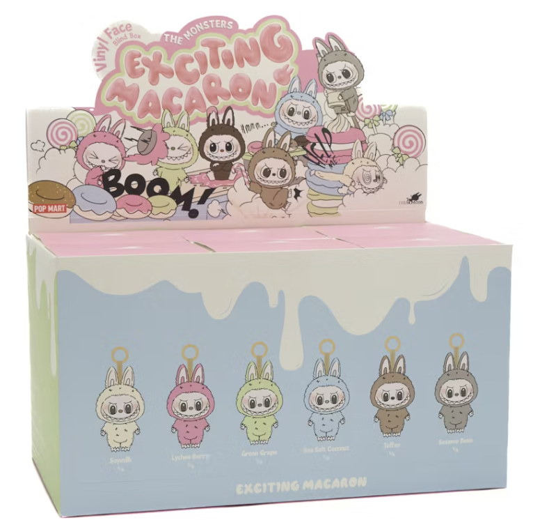 Labubu Macaron GreenGrape or シークレット確定！ THE MONSTERS - Tasty Macarons Vinyl Face Blind Box | Blind