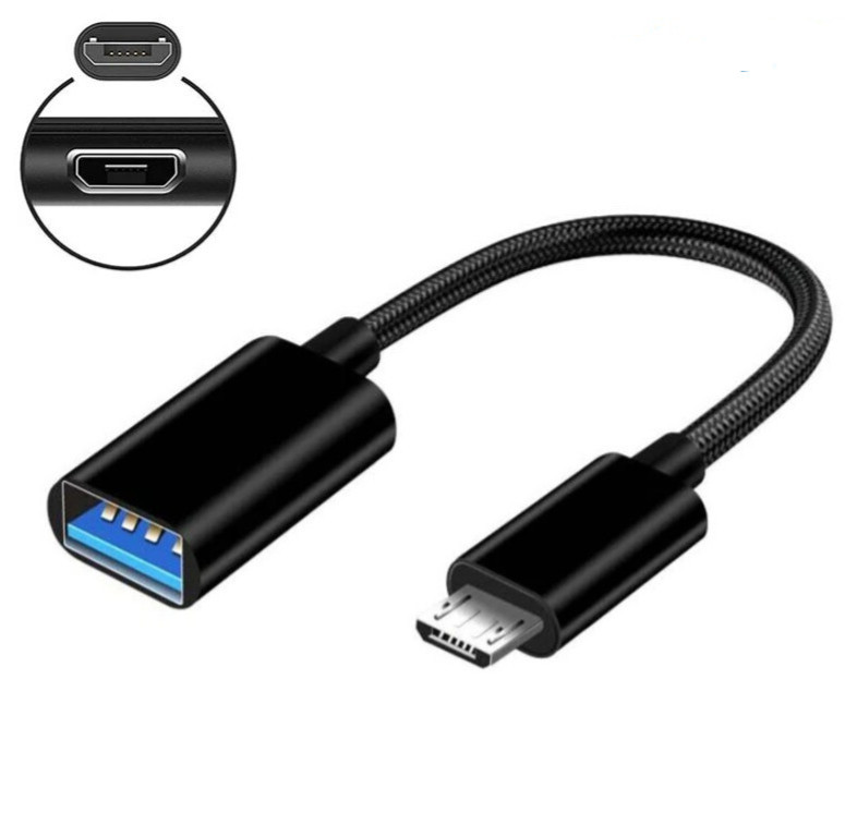 Adaptador Micro USB a USB normal, Cable USB macho, USB 2.0