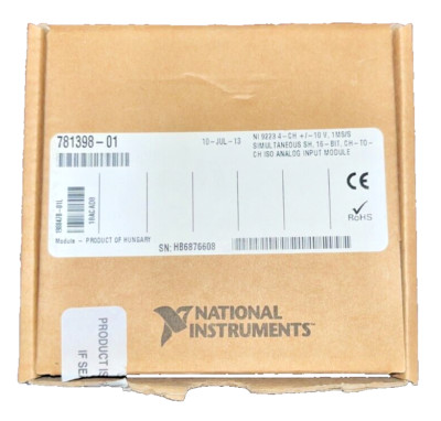 National instruments NI 9223 Isolated Analog Input Module