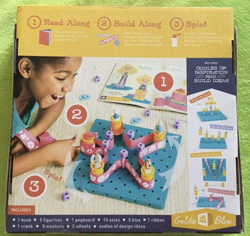 New Goldie Blox and the Spinning Machine Game Read & Build Engineering Age 4+