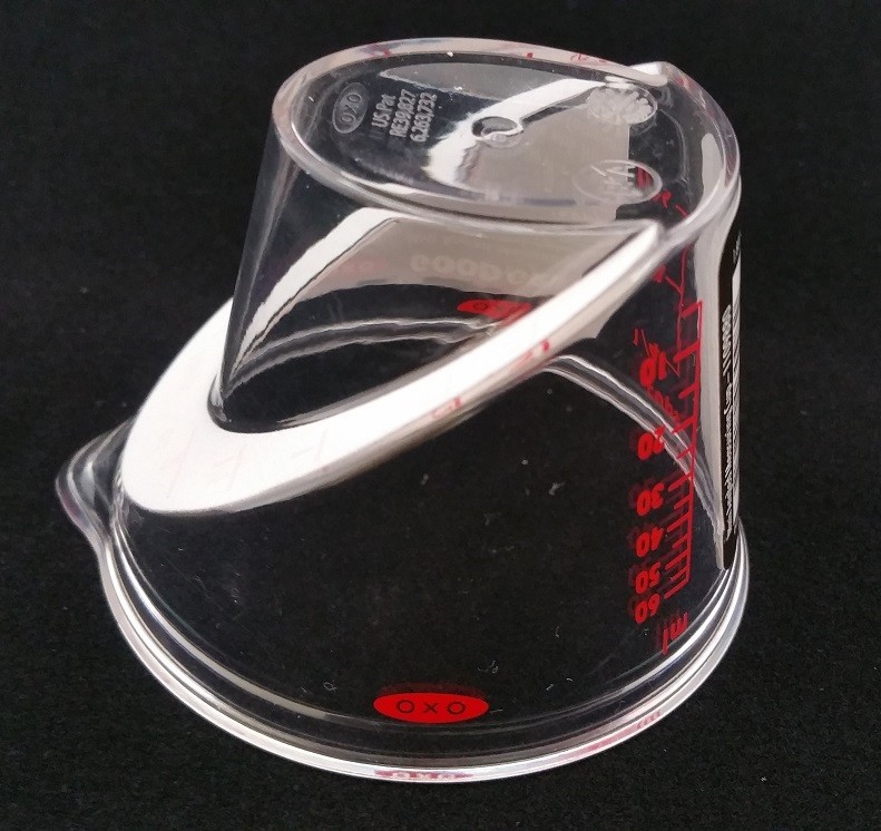 2 oz Kitchen & Bar PROFESSIONAL Mini MEASURING Cup Angled Jigger Shot Multi Tool