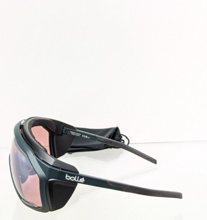 Brand New Authentic Bolle Sunglasses CHRONOSHIELD Matte Forest Black Frame