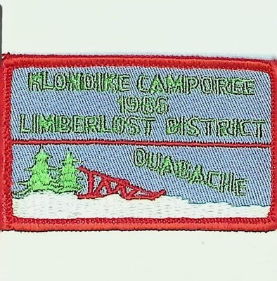 Klondike Camporee 1966 Scout Patch Limberlost District