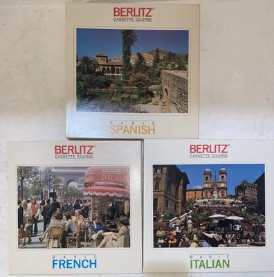 Berlitz Cassette Course Basic Italian, Spanish, And French