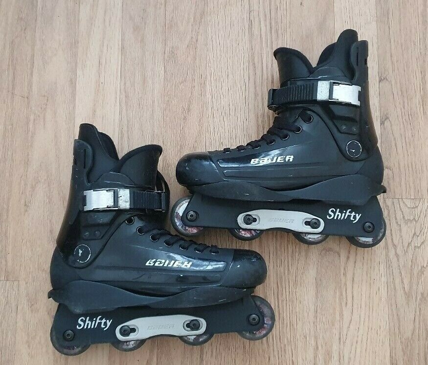 Bauer Shifty Aggressive Inline Skates Size uk 7 rare in Levenshulme
