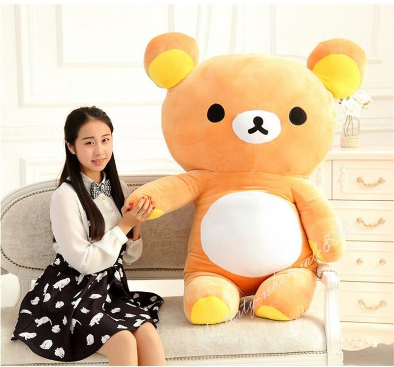 55cm San-x Rilakkuma Relax Bear Soft Pillow Plush Toy Stuffed Doll For Kids Gift