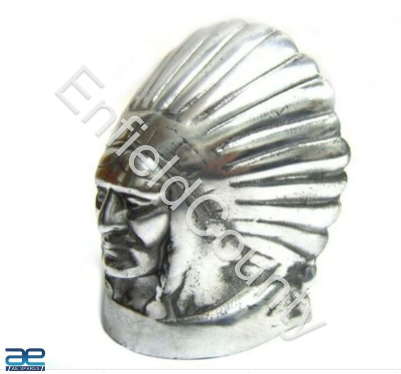 Indian Chief Head Aluminum For Front Mudguard Fender Universal Fit 
