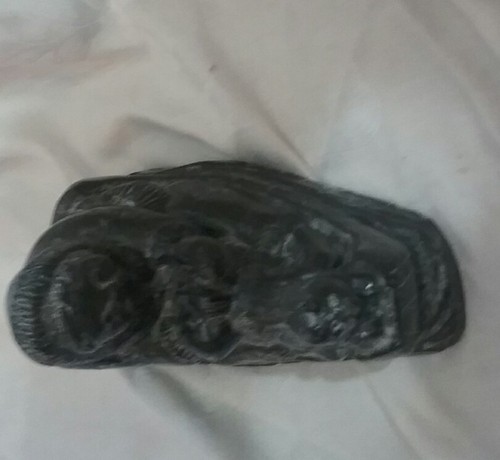 CANADIAN AL WOLF'S ESKIMO WITH DOG IN SLED  --- MADE IN CANADA