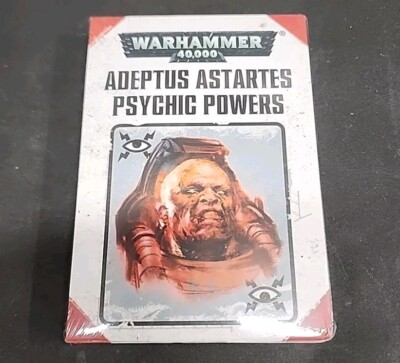 Warhammer 40K Datacards 7th Edition Adeptus Astartes Psychic Powers (2016)